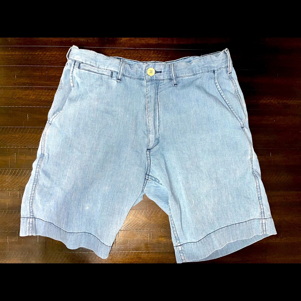 FAHERTY Mens Size 30 Blue Shorts. Denim Color  Pre-owned